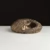 SLEEPING PANGOLIN BRONZE SCULPTURE