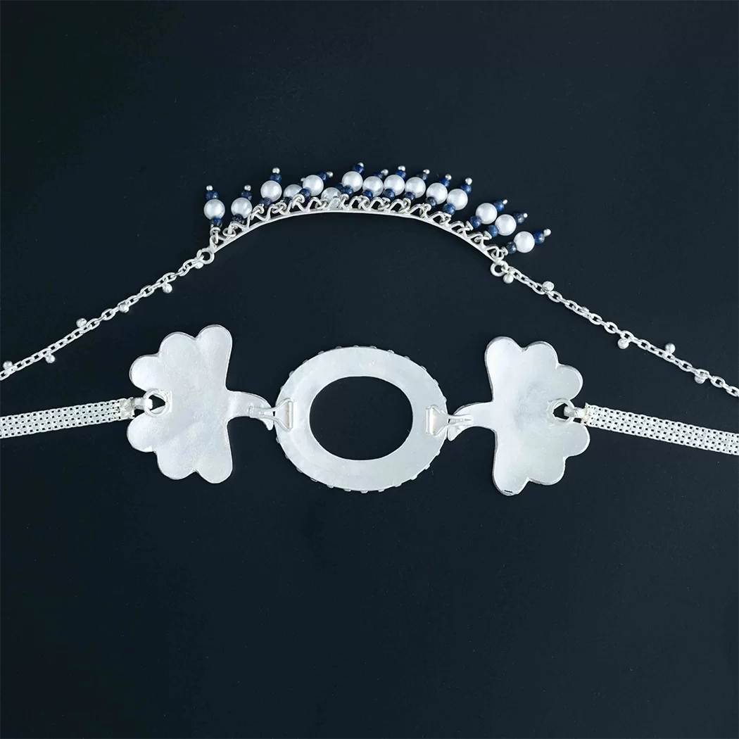 aparajita silver choker 4